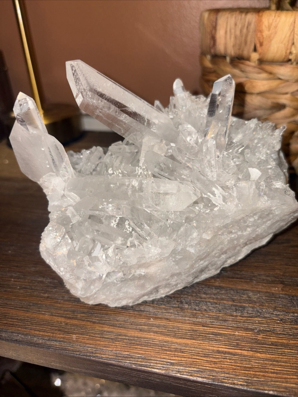 Stunning Clear Quartz Cluster